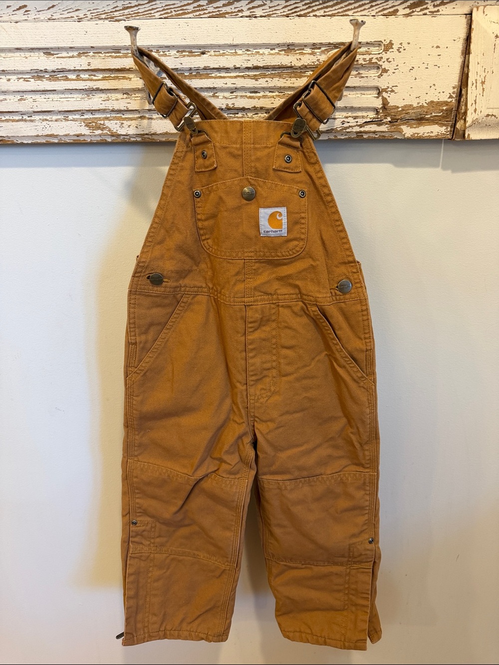 Carhartt Overalls Kids’ 4 Double Knees Insulated